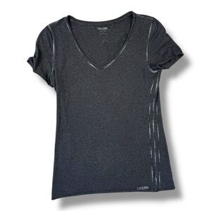 Calvin Klein Fitted V-neck Sz S